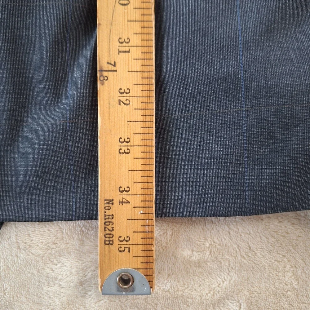 Vintage Brooks Brothers Blazer Men's 48L Gray Wool Glen Single Breasted Made USA